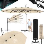 Dubbele parasol - 460x270 cm - kantelbaar -  360° draaibaar, Verzenden, Nieuw