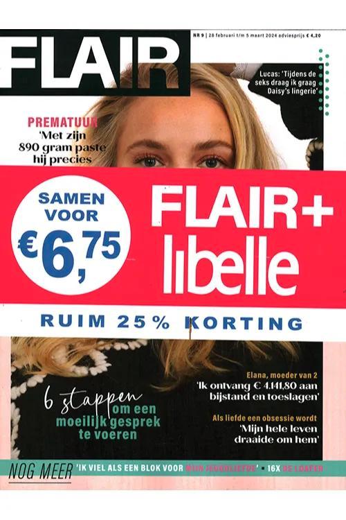 Pakket Flair + Libelle - 11 2024, Boeken, Tijdschriften en Kranten, Gossip of Showbizz, Nieuw, Verzenden