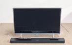 Een 32 Philips televisie met een Bose Soundbar, Audio, Tv en Foto, Televisies, Gebruikt