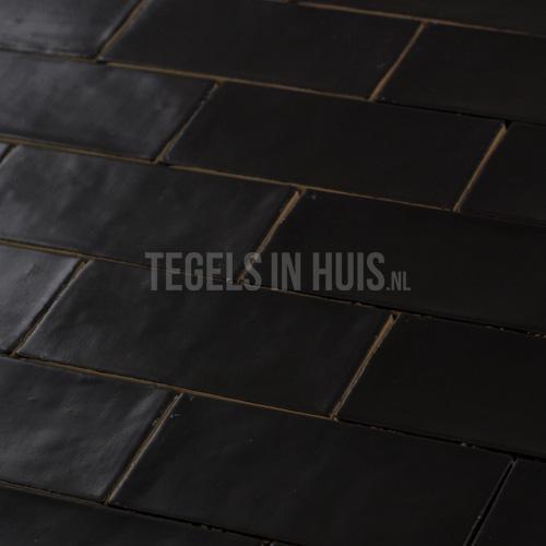 Equipe wandtegel masia zwart mat 7,5x15cm langwerpige, Doe-het-zelf en Verbouw, Tegels, Wandtegels, Nieuw, 10 m² of meer, Keramiek