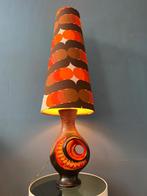 Orange Ceramic West Germany Floor Lamp with Dotted Shade, Huis en Inrichting, Ophalen of Verzenden, Nieuw