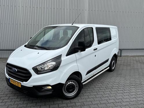 Ford Transit Custom 280 2.0 TDCI L1H1 Ambiente*A/C*DUBBELCAB, Auto's, Bestelauto's, Lease, Zwart, Handgeschakeld, Wit, Financial lease