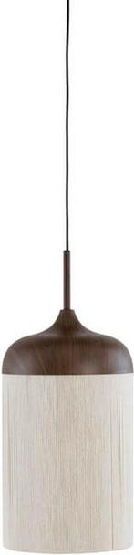 2dekans | Light & Living Hanglamp Dania - Bruin/Crème -, Ophalen of Verzenden, Zo goed als nieuw