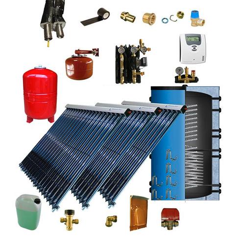 CV verwarming en tapwater zonneboiler 500L+ 3x Prisma Pro 18, Doe-het-zelf en Verbouw, Geisers en Boilers, Verzenden