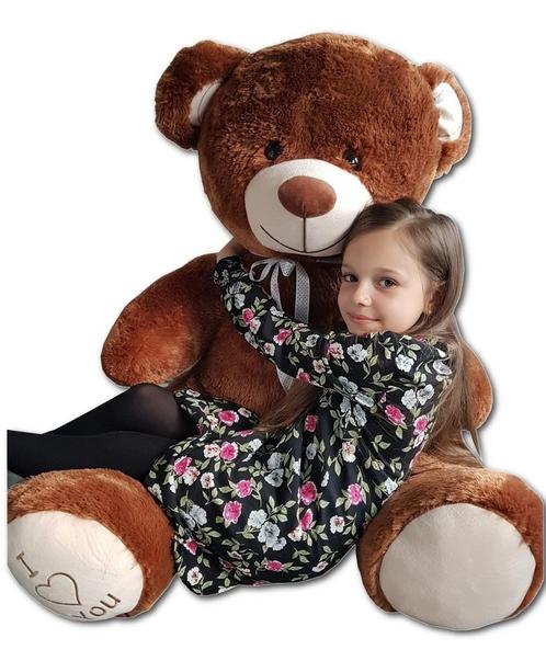 Gigantische grote teddybeer - 75 x 85cm - bruin, Kinderen en Baby's, Speelgoed | Knuffels en Pluche, Nieuw, Ophalen of Verzenden
