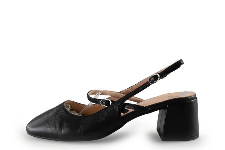 Manfield Slingbacks in maat 40 Zwart | 10% korting, Kleding | Dames, Schoenen, Zwart, Zo goed als nieuw, Verzenden