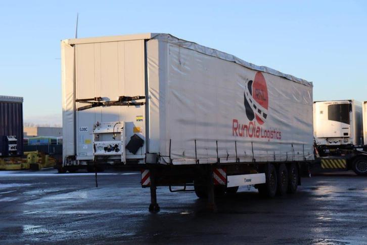 Veiling: Schuifzeil Oplegger Krone SD 2015, Auto's, Vrachtwagens, BTW verrekenbaar, Overige brandstoffen, Overige kleuren, Aanhangers en Opleggers