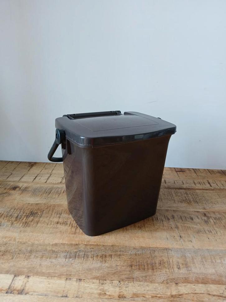 Mattiussi Ecologica prullenbakje, bruin, Zakelijke goederen, Horeca | Meubilair en Inrichting, Ophalen