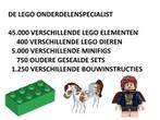 Ruim 400 verschillende originele LEGOdieren per stuk te koop, Ophalen of Verzenden, Nieuw, Losse stenen, Lego