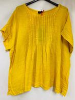 Comfortabele linnen top met korte mouwen - plooien - kleur, Kleding | Dames, T-shirts, Nieuw