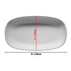GGM Gastro | (6 stuks) ENTITY - Bord - ovaal - 240x110mm - |, Huis en Inrichting, Keuken | Servies, Verzenden, Nieuw, Effen, Bord(en)