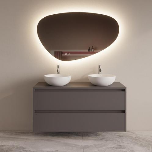 Badmeubelset BWS Riga Met Topplaat 120 cm Leigrijs, Doe-het-zelf en Verbouw, Sanitair, Bad, Nieuw, Ophalen of Verzenden