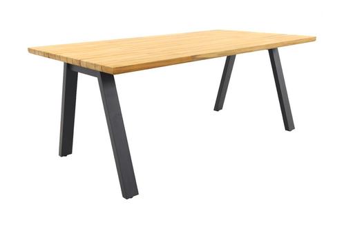 4 Seasons Outdoor Taste Ambassador tuintafel - 180x100 cm., Tuin en Terras, Tuintafels, Nieuw, Hout, Rond, Verzenden