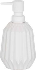 Sealskin Arte Zeepdispenser 400 ml vrijstaand - Wit, Huis en Inrichting, Ophalen of Verzenden, Zo goed als nieuw