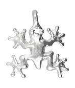 Zilveren Boomkikker ketting hanger, Verzenden, Nieuw