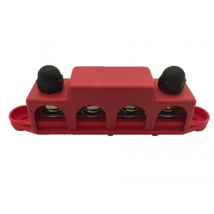 DC Verdeelrail rood 4x M10 + 3x M4, Auto-onderdelen, Accu's en Toebehoren, Ophalen of Verzenden