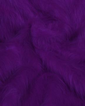 Imitatie Bont Langharig Paars, Hobby en Vrije tijd, Stoffen en Lappen, Paars, Nieuw