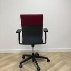 Wilkhahn Neos ergonomische bureaustoel, Bordeauxrood - zwart, Ophalen of Verzenden, Ergonomisch, Gebruikt, Bureaustoel