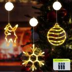 Kerstverlichting Raam Kerstbal + Kerstman + Sneeuwvlok -, Diversen, Kerst, Verzenden, Nieuw
