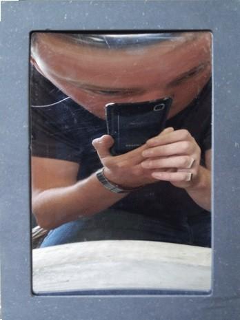 Lachspiegel A4 formaat, Huis en Inrichting, Woonaccessoires | Spiegels, Rechthoekig, Nieuw, Minder dan 100 cm, Minder dan 50 cm