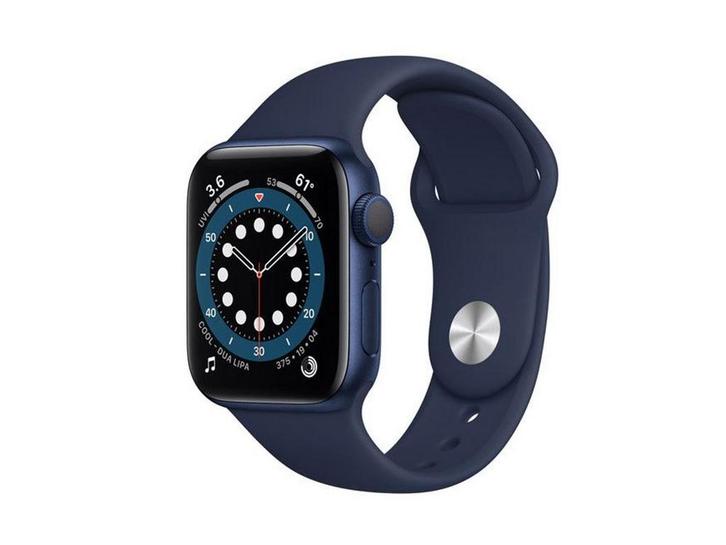 Apple Watch Series 6 - 44mm Cellular - GPS + 4G - Blauw, Sieraden, Tassen en Uiterlijk, Smartwatches, Zo goed als nieuw, Verzenden
