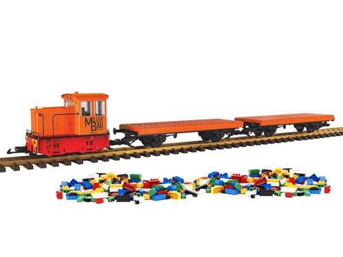 PIKO 37155 G Start-Set Klemmbausteinewagen R/C (grootspoor), Hobby en Vrije tijd, Modeltreinen | Overige schalen, Overige typen