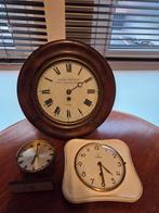 Wandklok - Hout - 1920-1930 - 3 klokken loop of sloop, Antiek en Kunst, Antiek | Klokken