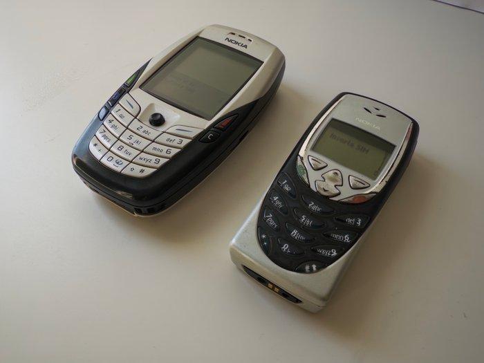 Nokia Nokia 6600 - Mobiele telefoon (2) - Niet compleet, Spelcomputers en Games, Spelcomputers | Overige Accessoires