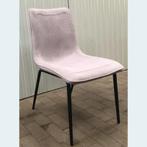 Roze eetkamerstoel - poederroze stoel - lichtroze / beige