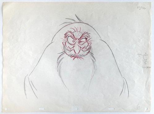 JAFAR Aladdin Original Animation Production Drawing Walt, Verzamelen, Disney