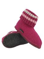 SALE -39% | HAFLINGER Wollen pantoffels Paul roze | OP=OP, Kinderen en Baby's, Babykleding | Schoentjes en Sokjes, Nieuw, Verzenden