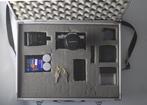 Olympus OM-10 + 50 mm + 4 films + Alu-case Analoge camera, Nieuw