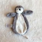 JOLLEIN knuffeldoekje speendoekje pinguïn grijs | Storm, Verzenden, Nieuw