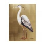 *WOONWINKEL* Kare Design Touched Heron Left Reiger Schilderi, Huis en Inrichting, Woonaccessoires | Schilderijen, Tekeningen en Foto's