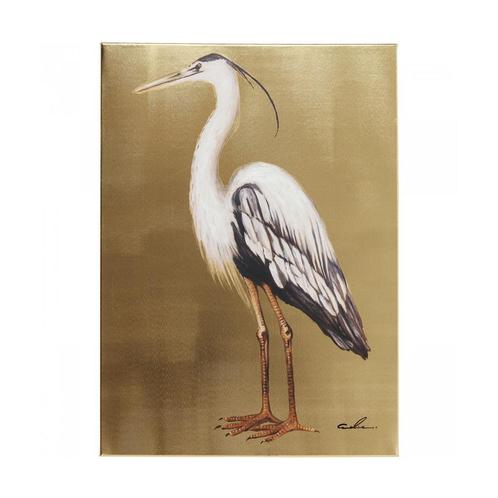 *WOONWINKEL* Kare Design Touched Heron Left Reiger Schilderi, Huis en Inrichting, Woonaccessoires | Schilderijen, Tekeningen en Foto's