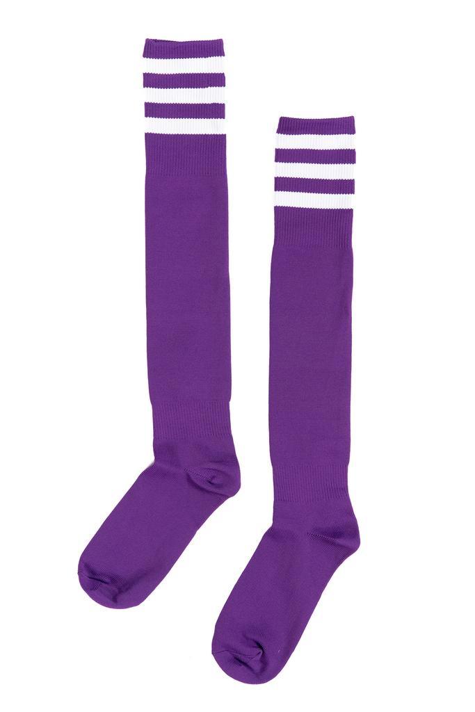 Sokken Paars Witte Strepen 36-41 Dames Heren Unisex Paarse K, Kleding | Dames, Carnavalskleding en Feestkleding, Nieuw, Carnaval