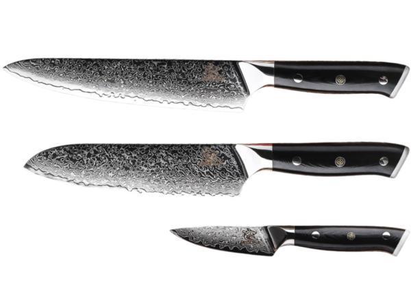 Veiling - Messerhai 3dlg Messenset Damascus 67L Tora, Huis en Inrichting, Keuken | Keukenbenodigdheden