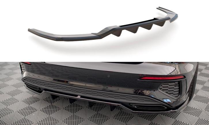 Diffuser Audi A3 S-Line 8Y Limousine Maxton Glans Zwart, Auto-onderdelen, Carrosserie en Plaatwerk, Ophalen of Verzenden