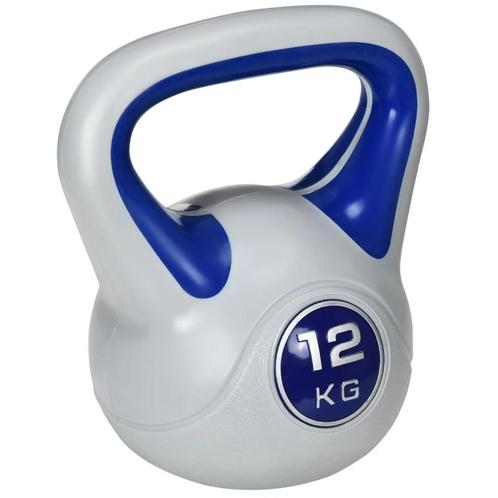 TRUUSK Kettlebell, 12 Kg, Platte Bodem, Groot Handvat, Kunst, Sport en Fitness, Fitnessmaterialen, Nieuw, Verzenden
