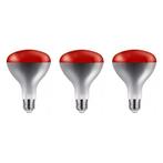 Asalite Infrarood Warmtelamp Rood R125 E27 - 100W - Rode, Verzenden, Nieuw