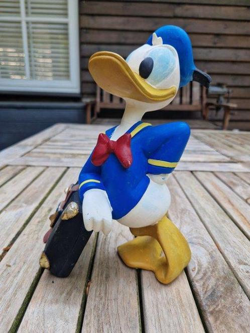 Disney - Miniatuur figuur - Beeldje van Donald Duck met, Verzamelen, Disney