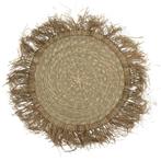 zeegras vloerkleed rafels dia 90cm*, Huis en Inrichting, Woonaccessoires | Overige, Verzenden, Nieuw