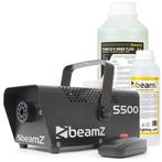 BeamZ S500 metalen rookmachine met reinigings- en rookvloeis, Nieuw, Rookmachine, Verzenden