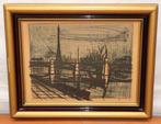 Bernard Buffet (1928-1999) - Seine and Eiffel tower, Antiek en Kunst