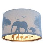 Blauwe dieren kinderkamer plafondlamp Safari, Binnenzijde, Kinderen en Baby's, Kinderkamer | Inrichting en Decoratie, Ophalen of Verzenden