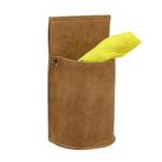Houtkamp Leren Horeca Poetsdoek Riem Holster - Cognac Bruin, Verzenden