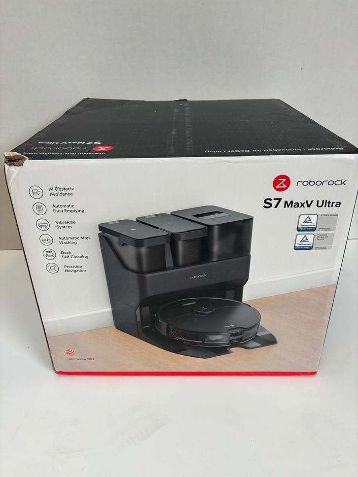 Roborock S7 MaxV Ultra - Robotstofzuiger - Zwart, Verzamelen, Elektronische Apparatuur, Verzenden