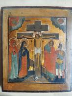 Icoon - Kruisiging van Christus - Hout