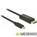 DeLOCK 85255 1m USB C DisplayPort Zwart video kabel adapter