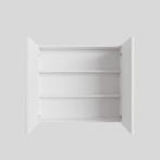 Spiegelkast BWS Cube 80x70x16 cm 2 Deuren Mat Wit, Ophalen of Verzenden, Nieuw, Bad